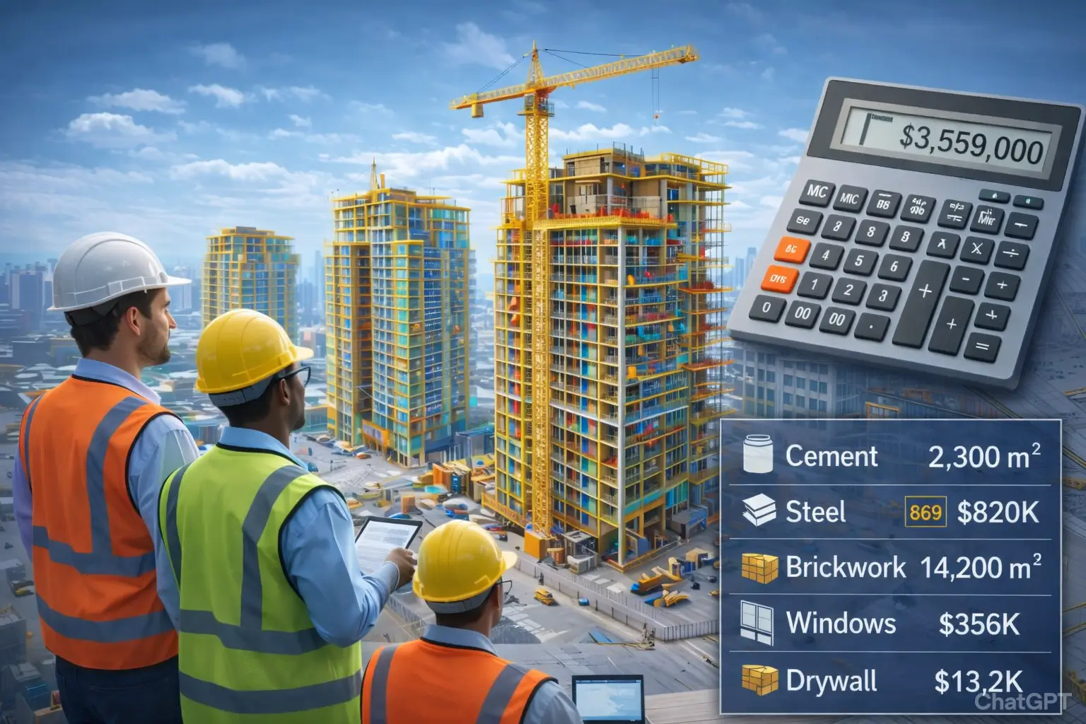 5D Quantity Take-Off & Cost Estimation